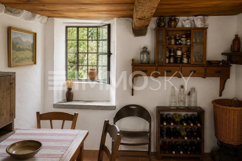 Suggestiva finestra angolo cucina