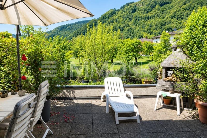 Bella terrazza attrezzata