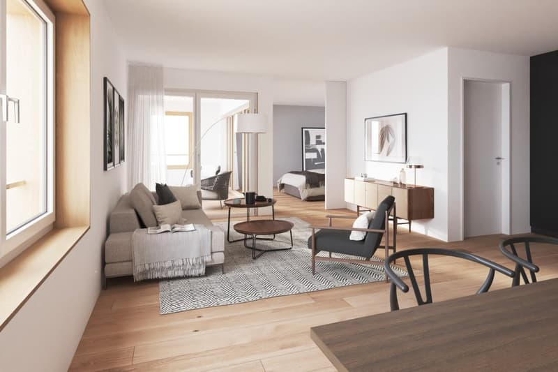 Praktische Einteilung - Wohn- und Esszimmer
