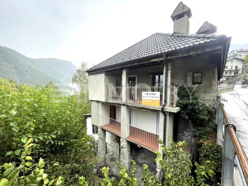 Facciata lato sud con giardino