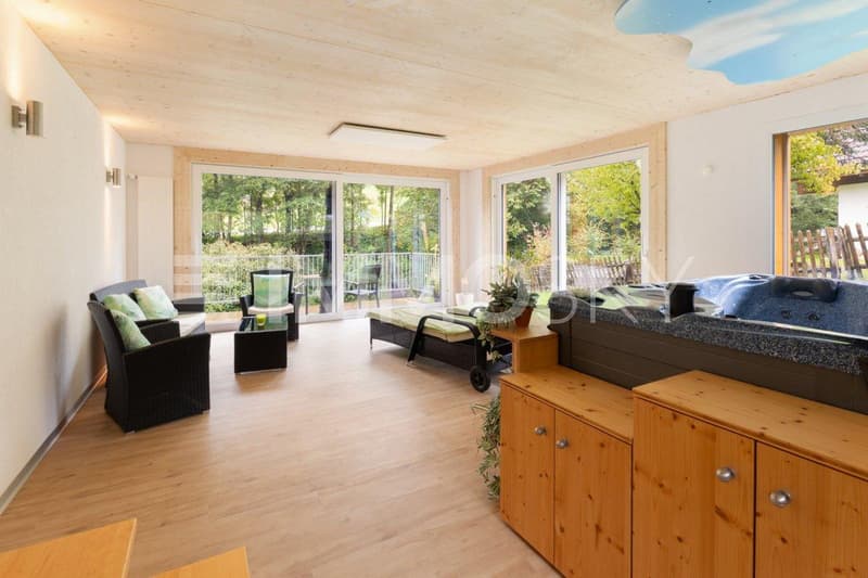 Wellness zuhause  mit Jacuzzi und Raum zum Geniessen