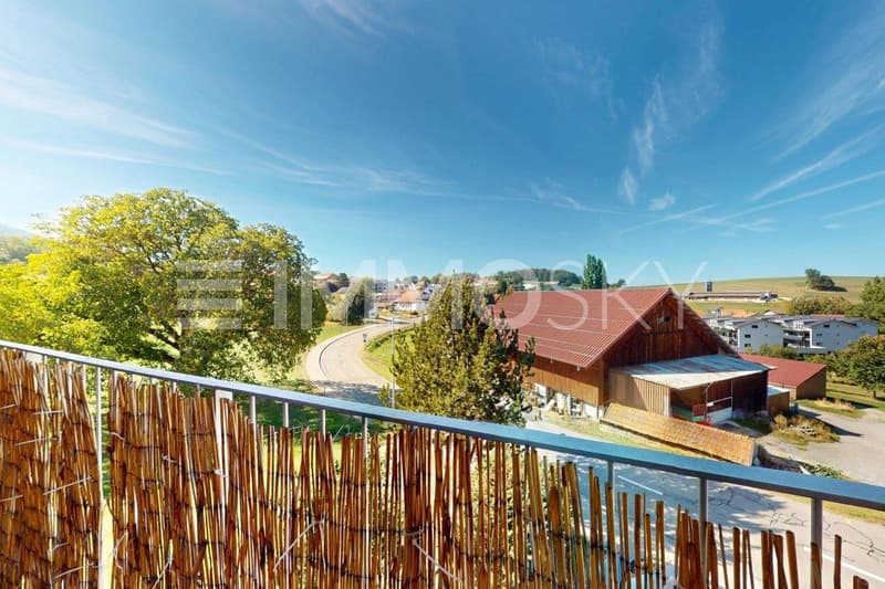 Magnifique vue depuis le balcon