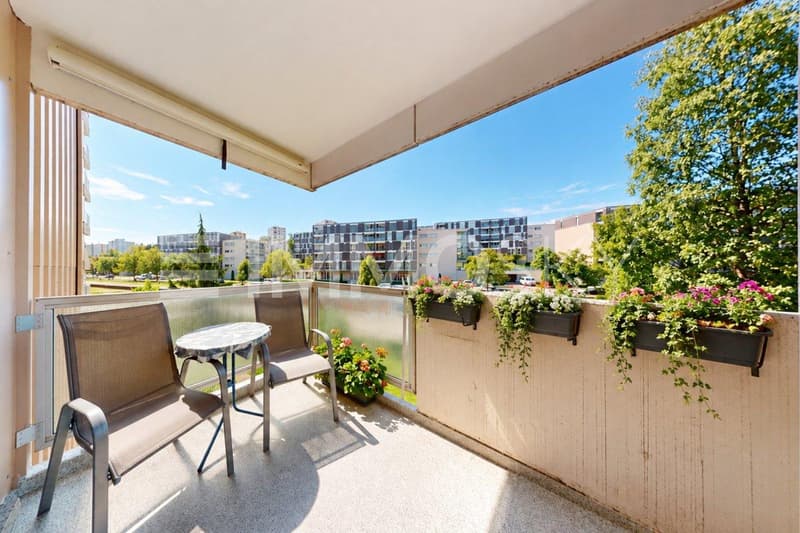Balcon spacieux