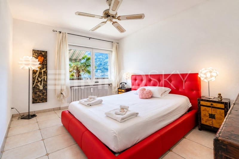 Camera da letto con vista sul lago