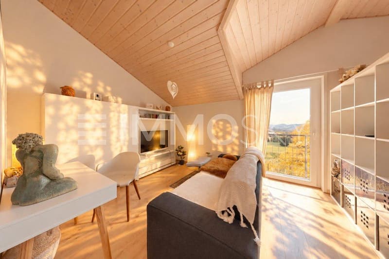 Espace ouvert pouvant être transformé en chambre