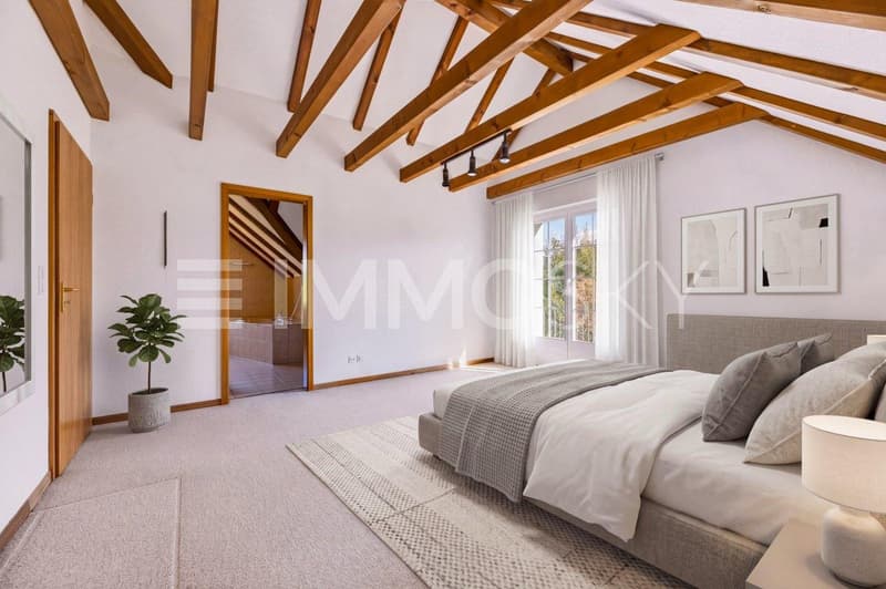 Traumhaftes Schlafzimmer mit direktem Badzugang