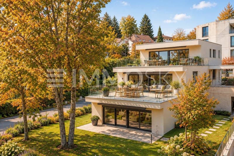 Bâtiment moderne Minergie