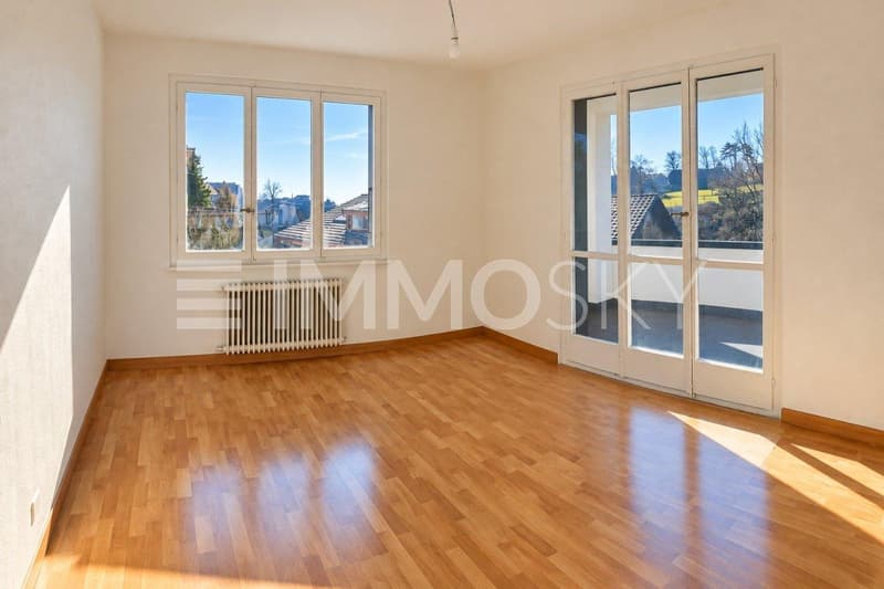 Séjour 4.5 pces rez intérmédiaire