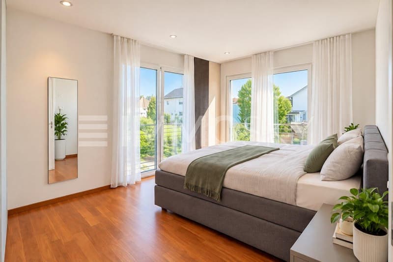 Helles Schlafzimmer