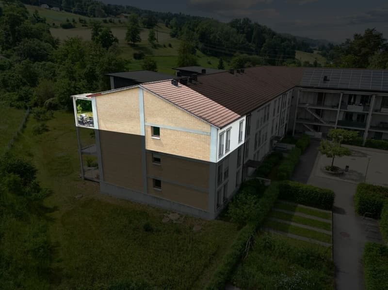 Wohnung markiert
