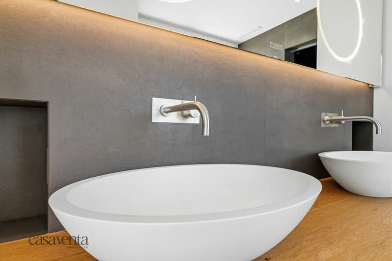 Stilvolle ovale Waschbecken