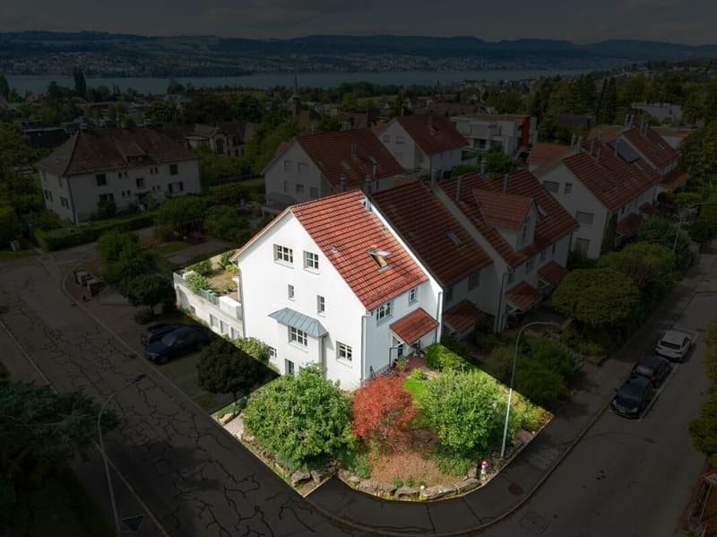 Lage des Eckhauses hervorgehoben