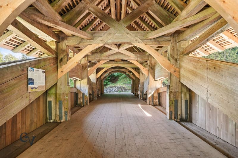 Holzbrücke