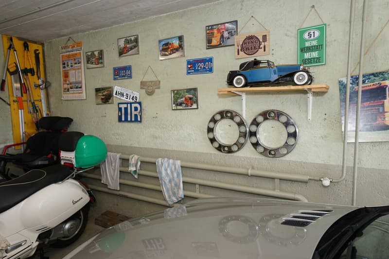 Beheizte Garage