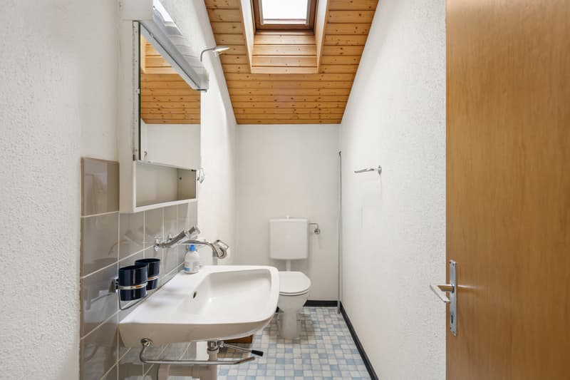 Toilette Dachgeschoss