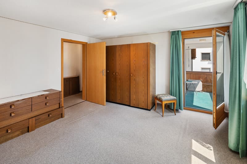 Hauptschlafzimmer mit Balkon