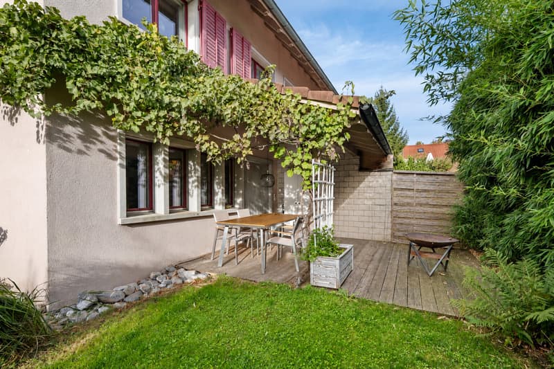 Überdachter Aussensitzplatz