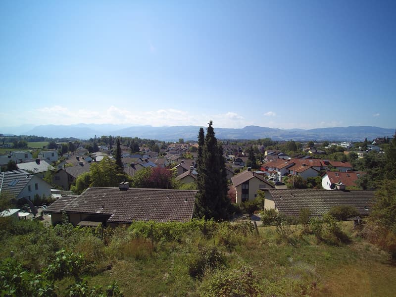 Vue panoramique imprenable : parcelle de construction ensoleillée à Hombrechtikon (6)