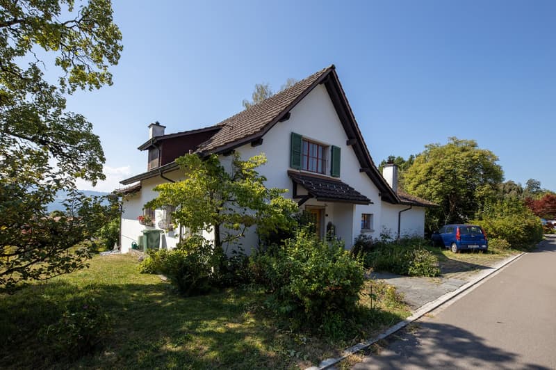 Vue panoramique imprenable : parcelle de construction ensoleillée à Hombrechtikon (9)