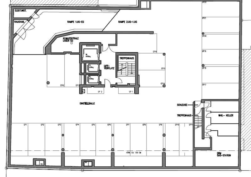 An zentraler Lage (Nähe Hauptbahnhof und Europaallee) Einstellplatz in Tiefgarage zu vermieten (2)