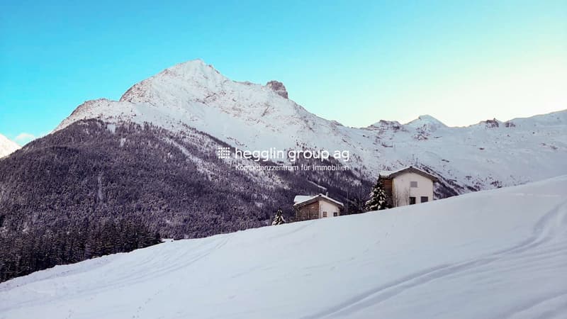 Bauland  im Winter