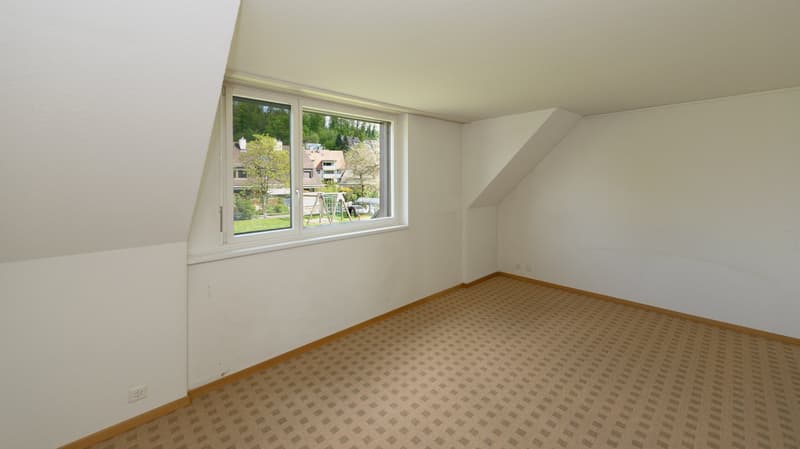 Das Elternzimmer im Obergeschoss