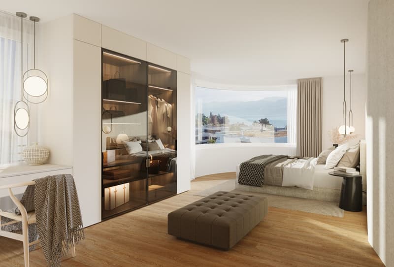 Masterbedroom Geschosswohnun