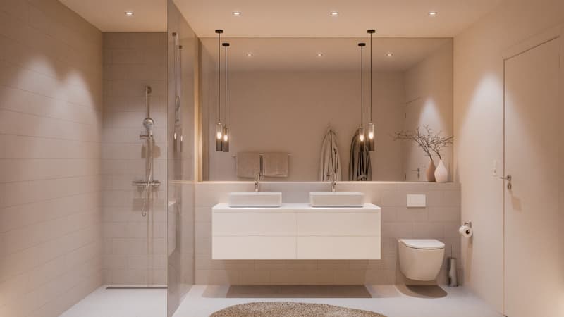 Badezimmer, Dusche