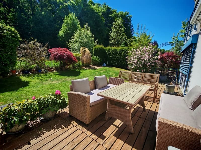 Privater Gartensitzplatz