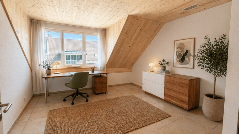 Appartamento mansardato soleggiato con vista panoramica (7)