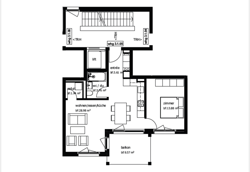 Appartement moderne 2½ pièces avec vue panoramique recherche de nouveaux locataires (10)