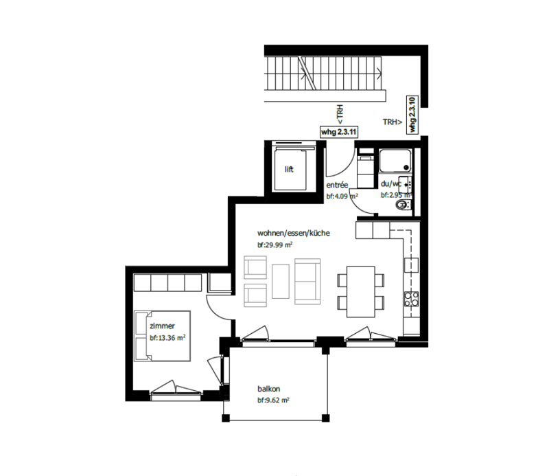 Moderne 2½ Zimmer Wohnung (10)