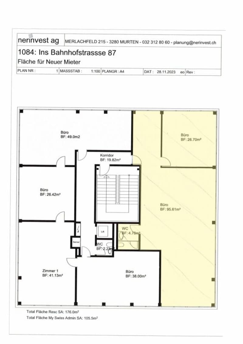 Espaces de bureau ou d'atelier dans un immeuble d'affaires très fréquenté (4)