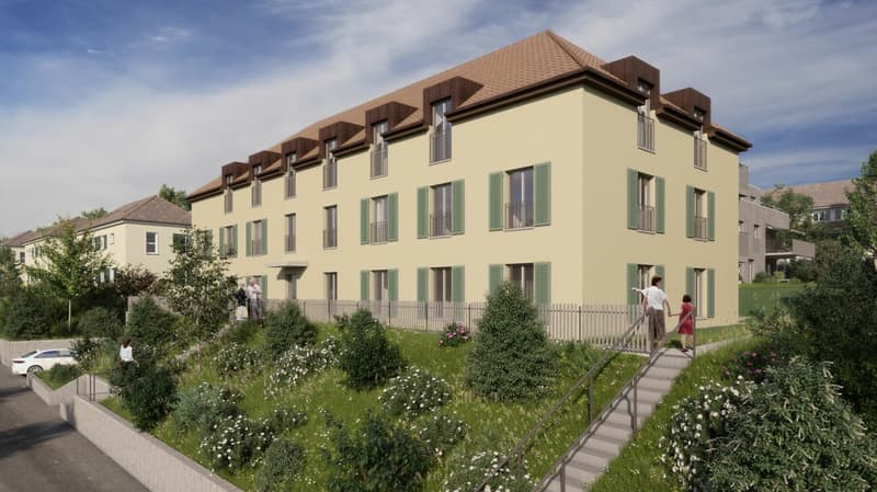 Appartement de haute qualité de 3,5 pièces au 1er étage avec balcon (2)
