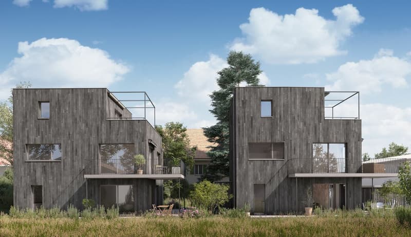 New construction of two exclusive, detached 5.5-room single-family homes in a family-friendly, quiet, and centrally located neighborhood (2)