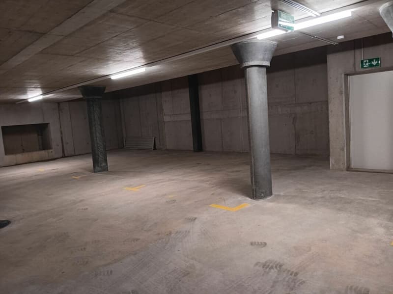 Zu vermieten: Separater Einstellhallenbereich mit 8 Plätzen. (5)