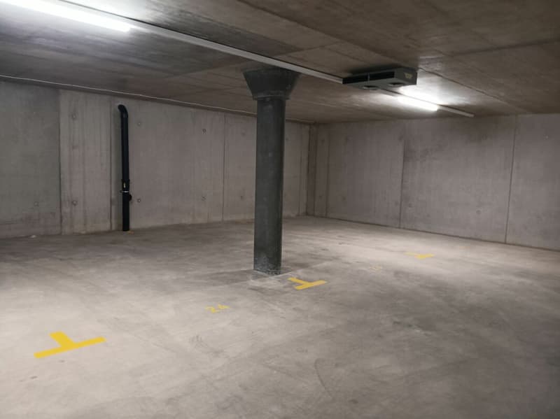 Zu vermieten: Separater Einstellhallenbereich mit 8 Plätzen. (3)
