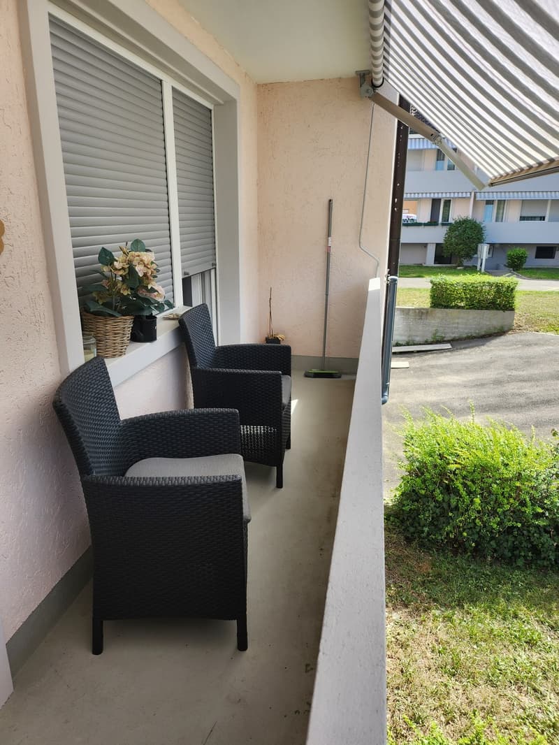 Affascinante appartamento di 3 camere con balcone e uso del giardino Reinach BL (3)