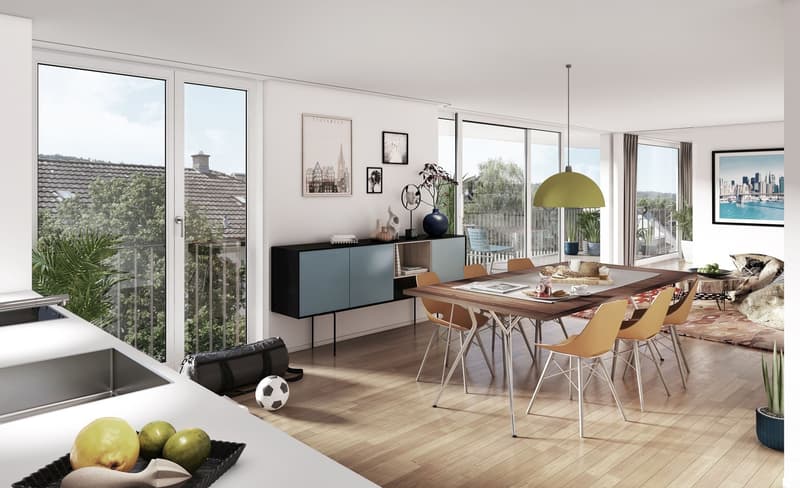 Moderne avec grand balcon (1)
