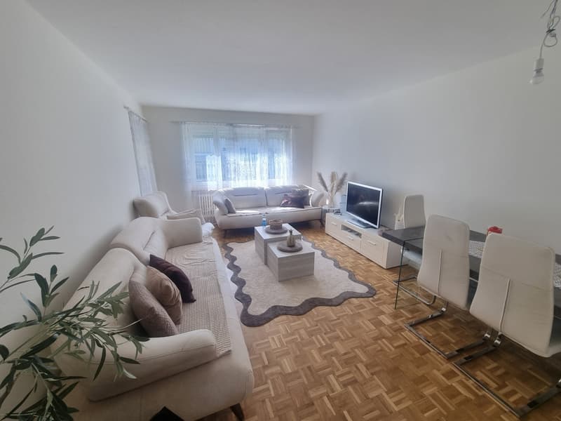 Schöne renovierte 3-Zimmerwohnung mit Balkon und Gartensicht in Roggwil (2)