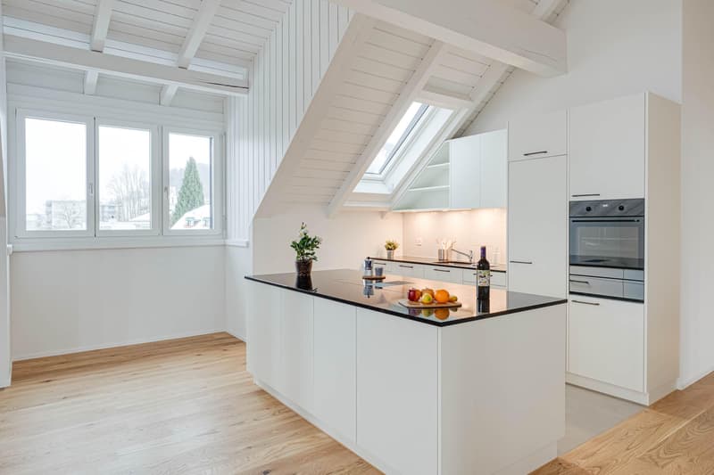 Appartement mansardé spécial avec cheminée et finitions de haute qualité (2)