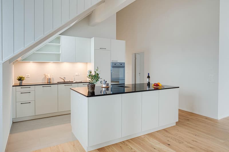 Appartement mansardé spécial avec cheminée et finitions de haute qualité (1)