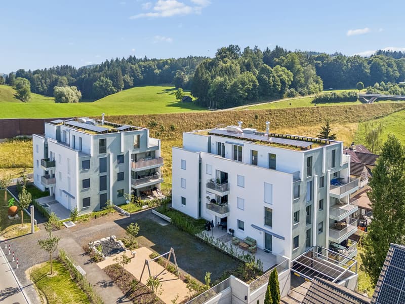 Attika mit Aussicht hell und modern in Gossau SG Erstbezug (1)