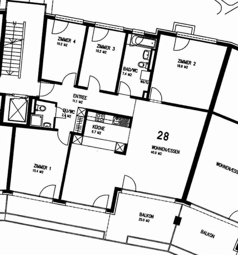 5.5-Zimmerwohnung: Idyllisches Quartier im Grünen (10)