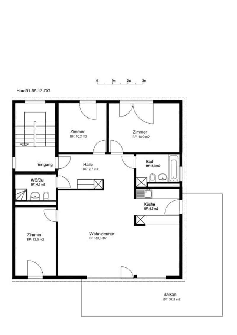 Sunny and quiet apartment with private laundry tower (11)