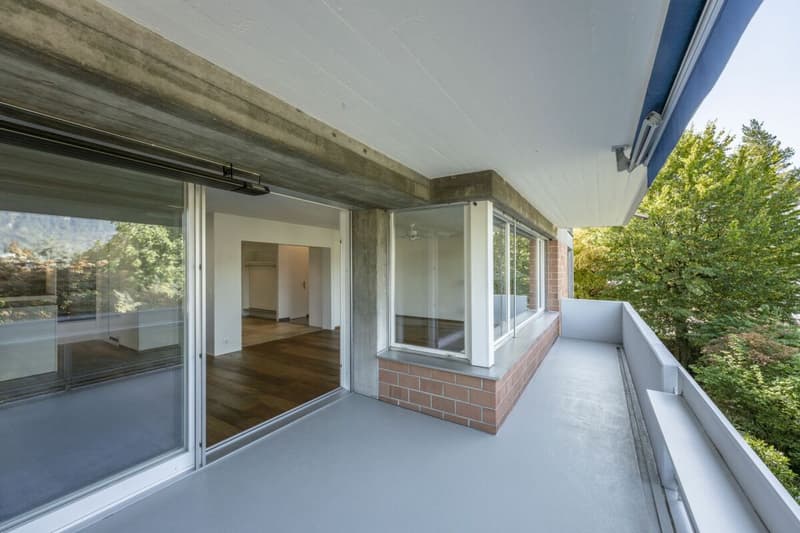 Balkon bei Wohnzimmer