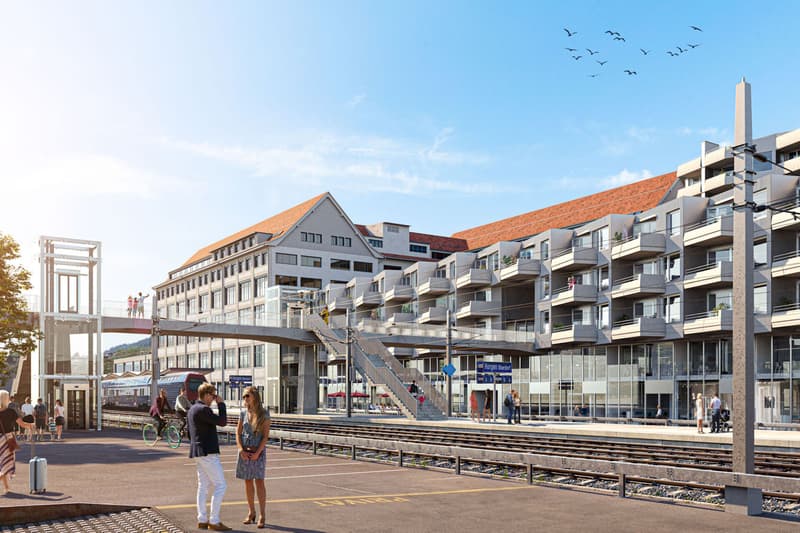Grosse Town-House-Wohnungen mit perfektem S-Bahn-Anschluss nach Zürich und Zug (1)