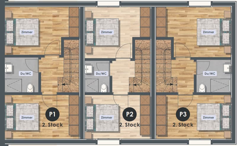 Primavera - 4.5 Maisonette Apartment South / West (P1 / P2 /P3) (6)