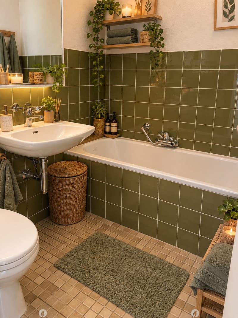 Bad mit Badewanne