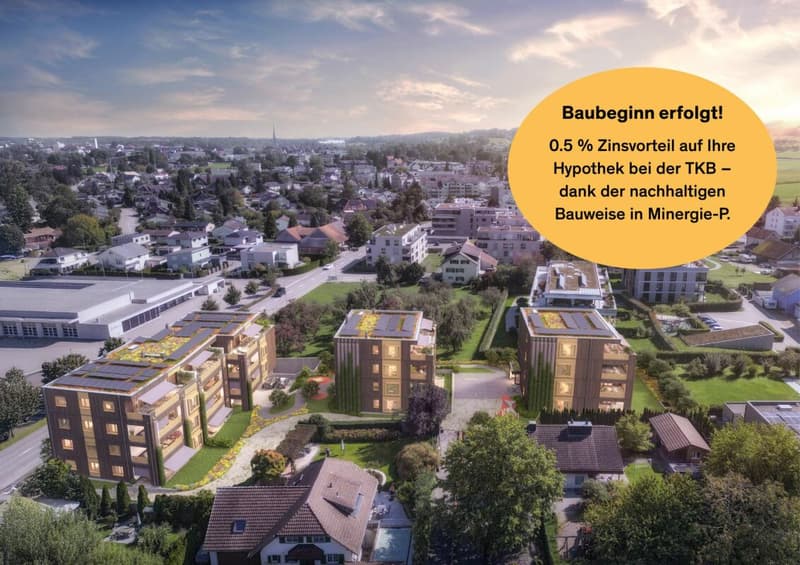 Neubauprojekt «Fliedergarten» - modernes Wohnen mit Stil und Nachhaltigkeit - hochwertige Gartenwohnung (1)